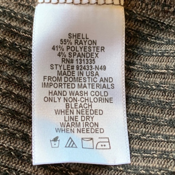 NWT Socialite Ribbed  Cowl Neck Swing Dress Large - Picture 9 of 9